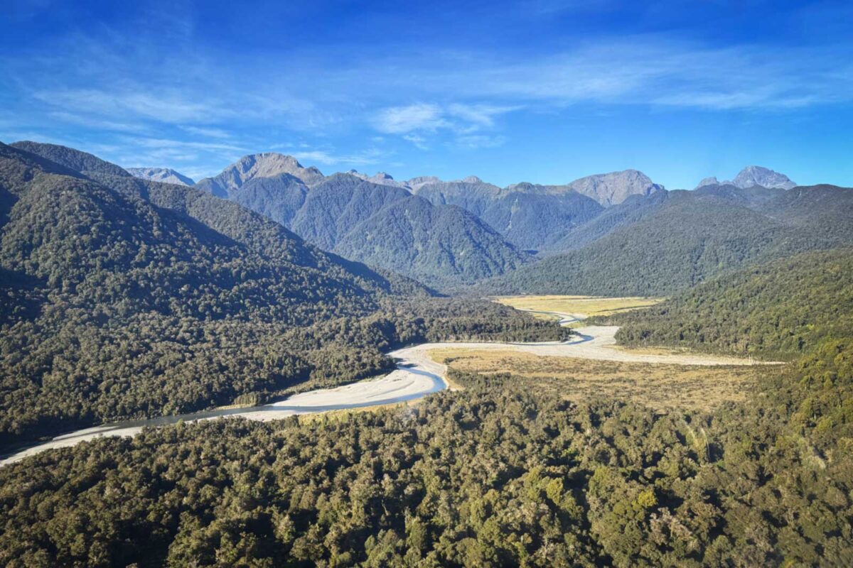 The upper stretches of the Kaipo River valley