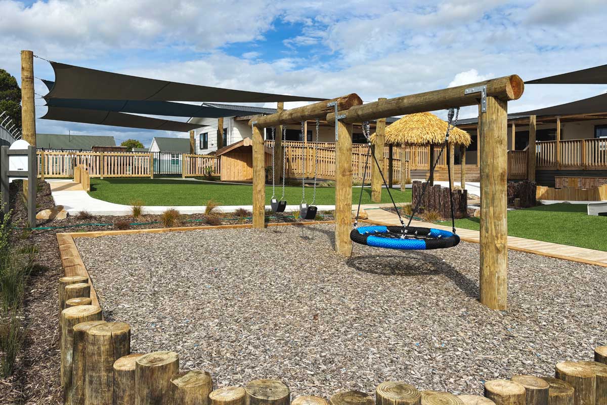 The new early learning centre playground